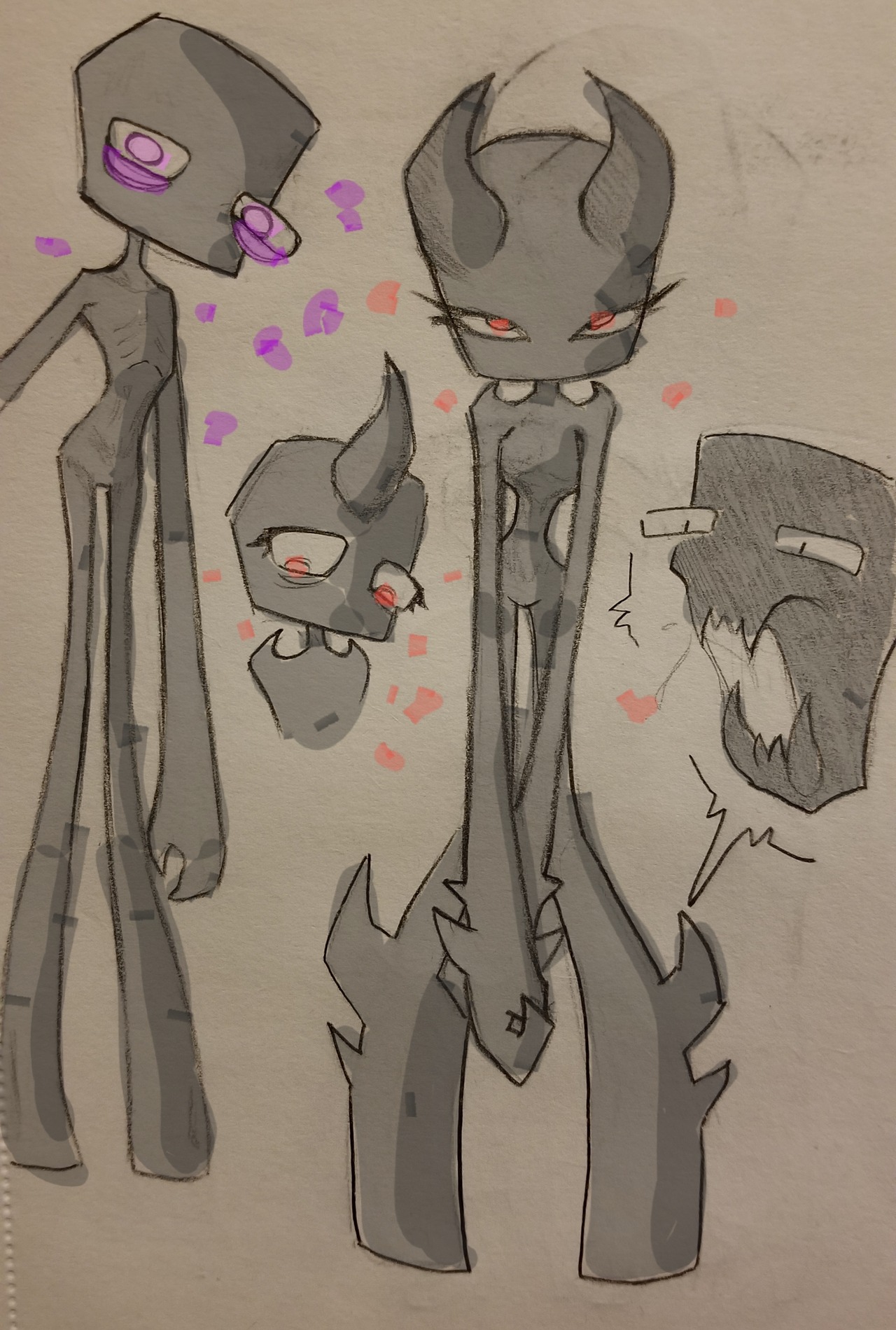 New Leaf Love Drew An Enderman And Then Two Ne