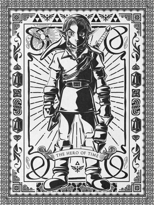 retrogamingblog:Vintage Style Legend of Zelda Posters made by...