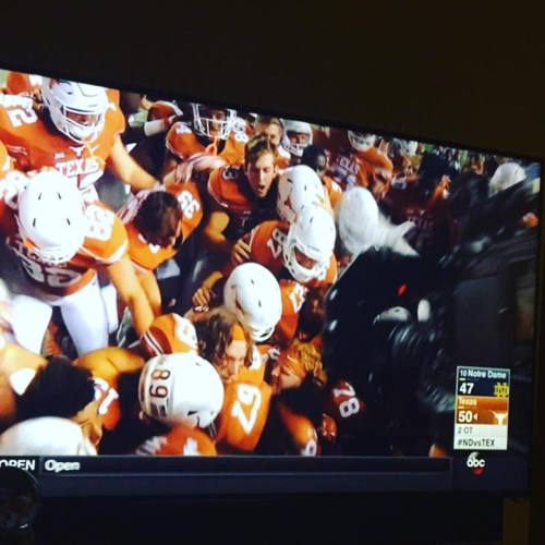 That’s how you play Texas Football!!! 50-47 UT (at...