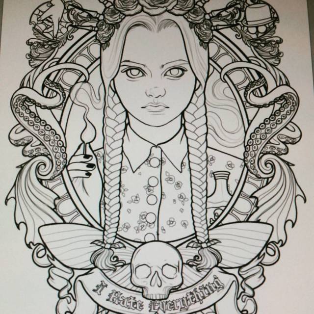 Download Megan Lara: Fine Art & Illustration - Added a new colouring page over on Patreon :D...