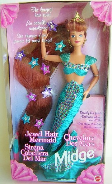 mermaid hair barbie