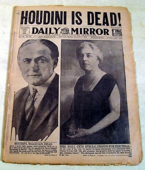 houdini death