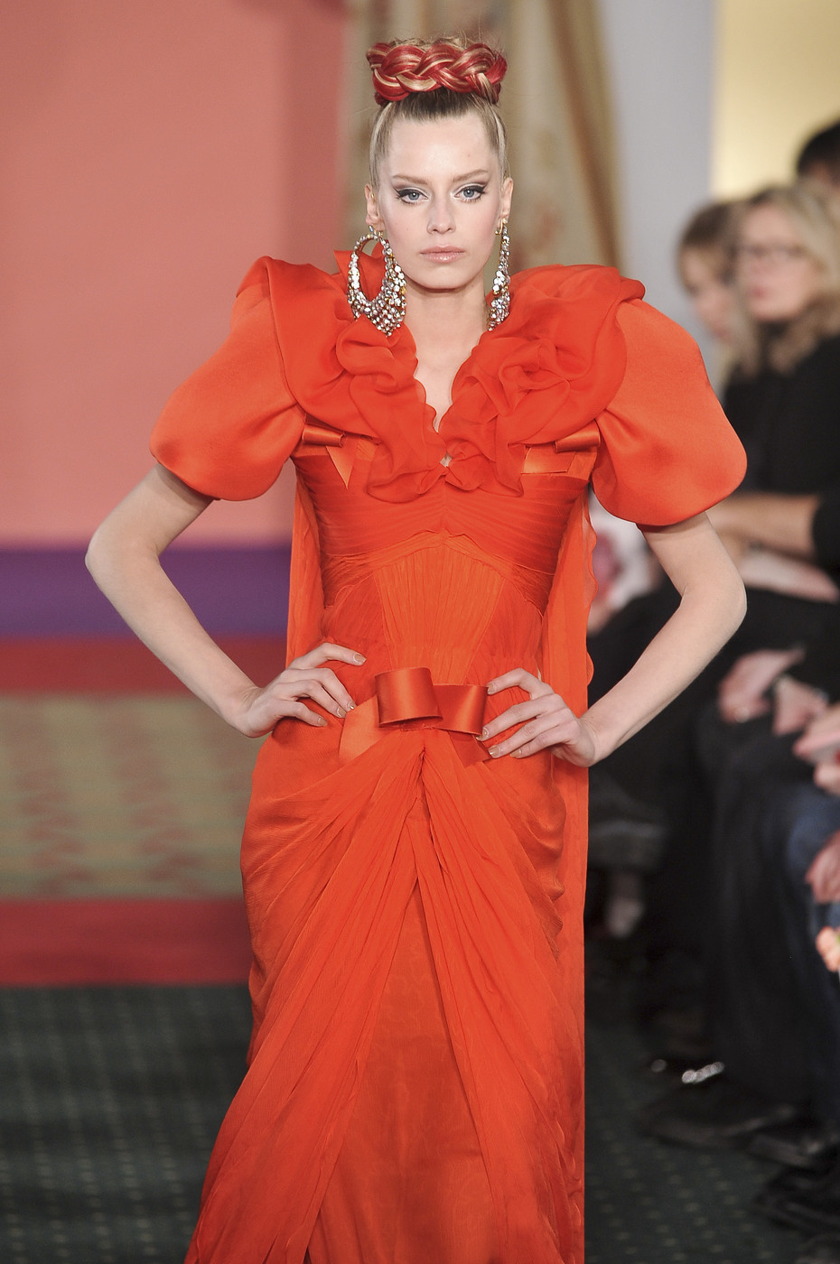 Milana Keller at Christian Lacroix Haute Couture... - Chic As F**k
