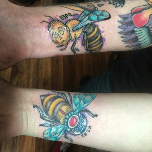 Matching Star Wars Tattoos, by Brian Spitz at Flippin’... tattoos.org