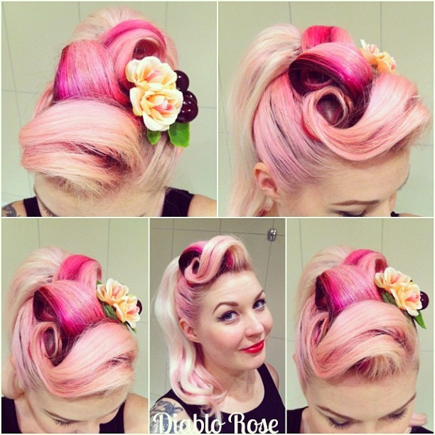 Diablo Rose Today S Hair And Make Up Vintage Hair Makeup