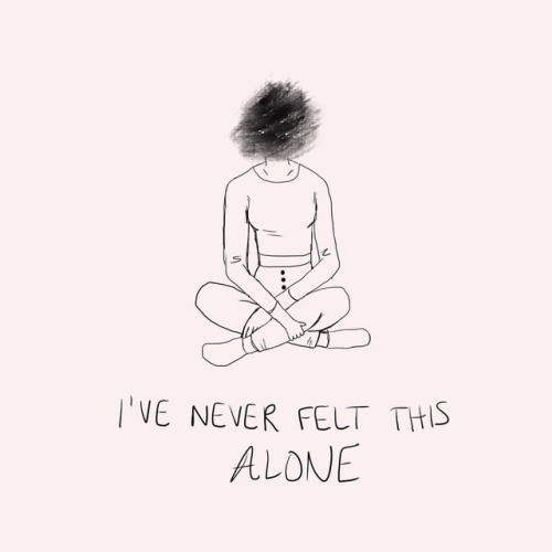 i’ve never felt this alone ~~~#art #graphicdesign...