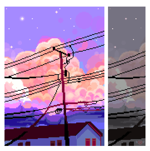pixel scenery on Tumblr