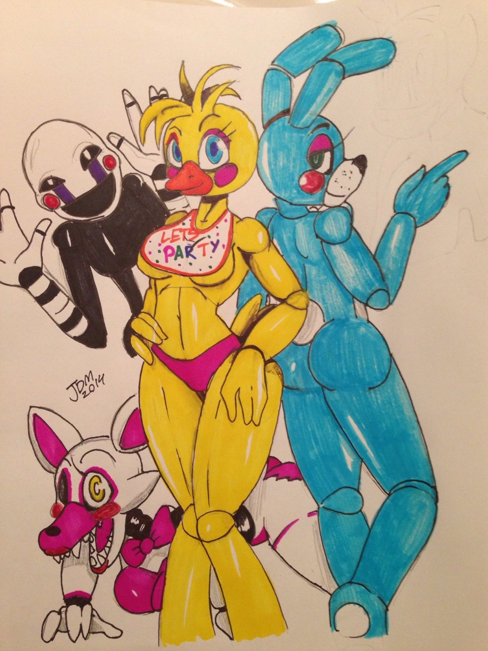 Toy Bonnie Porn - Welcome to My Den â€” Toy Chica, Toy Bonnie, Mangle, and The ...