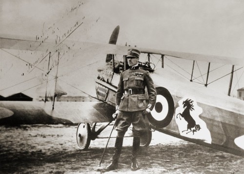 historicaltimes:Francesco Baracca, Italian WWI fighter pilot,...