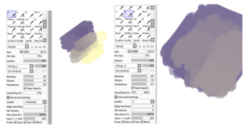 paint tool sai brush textures not showing