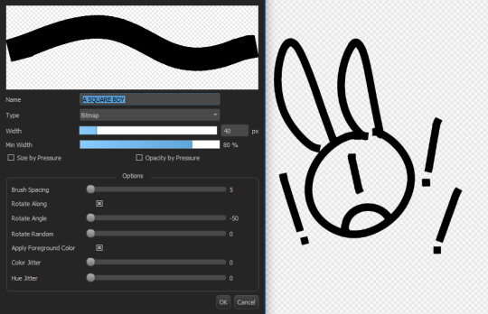 firealpaca brushes wont show