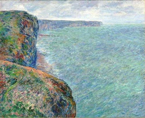 claudemonet-art:The Sea Seen from the Cliffs of...