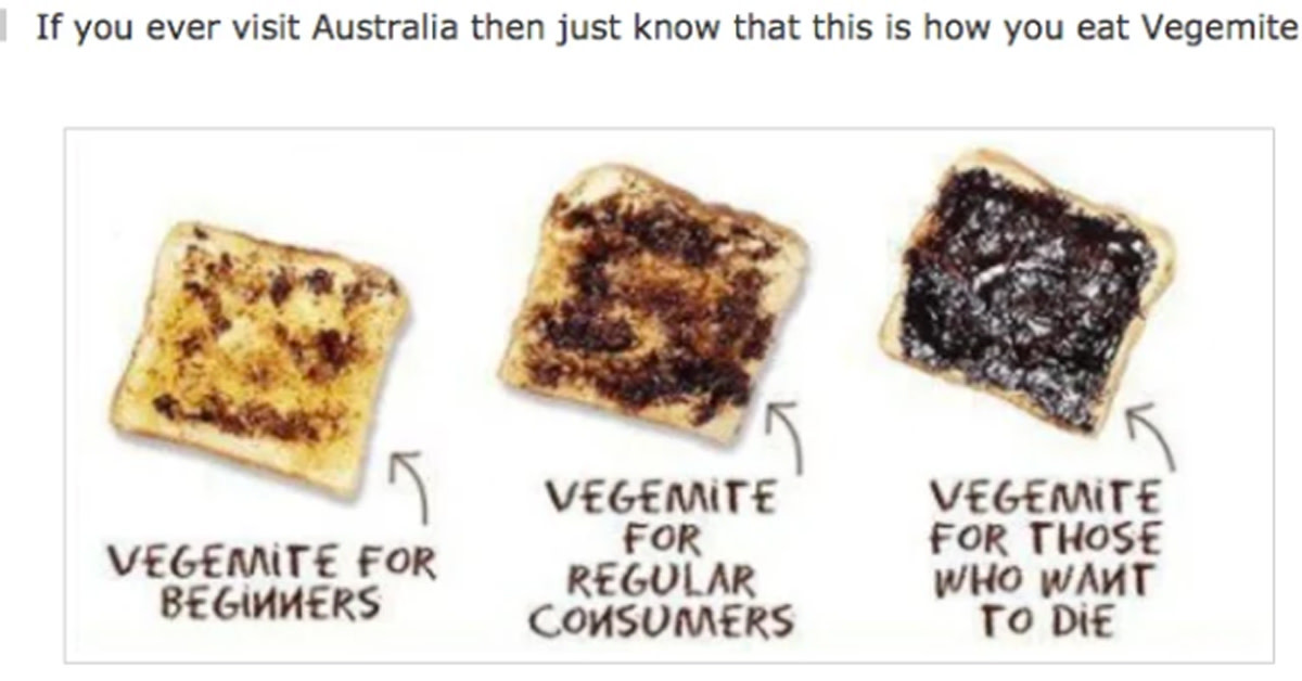 AUSTRALIANs food debate