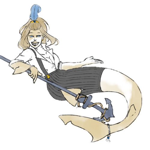 tiidecalling:Skintober day 2: Mafia Nami ! she’s a sand tiger...