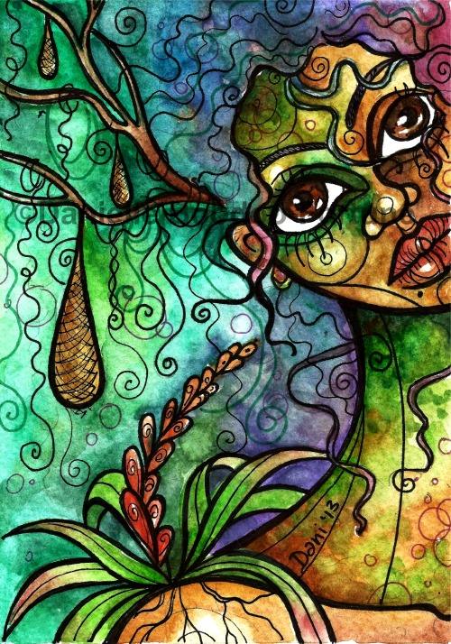 danielle boodoo fortune artists on tumblr trinidad caribbean goddes goddess art ecofeminist