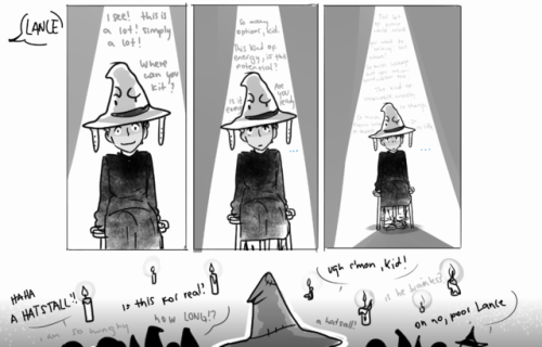 linipik:Being a Hogwarts student step 1: get sorted by the...