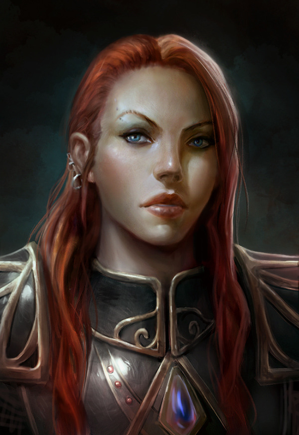 RPG Female Character Portraits: Photo