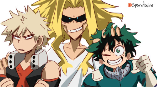 spatziline:All Might and His Sons ( Posted one week ago on...