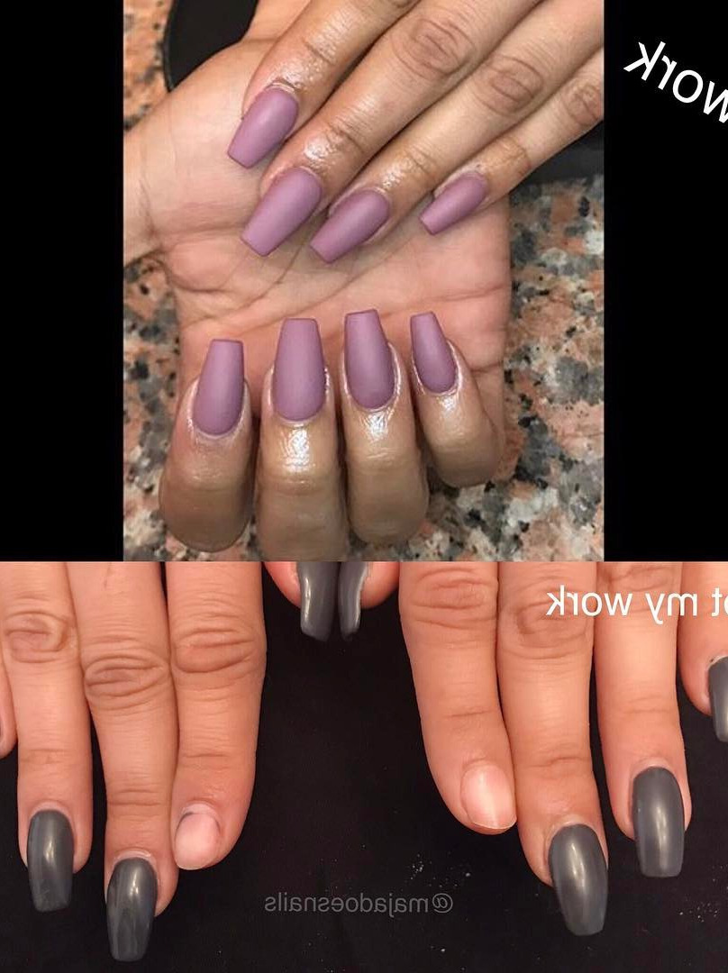 glamour nails, luxe nails, kl polish, allure nails, healthy nails Purple Sculpted Nails with Gold Leaf. . . , purplenails , purplenaildesign , coffinnails , shortnails , longnails , goldflakes , goldnails , cutenaildesigns , clearnails , sculptednails , nailforms 