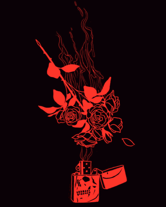 red smoke skull | Tumblr