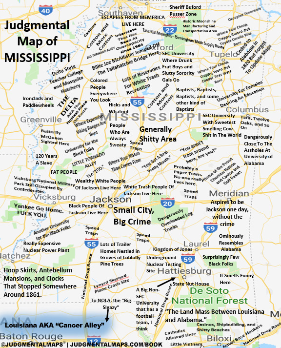 judgemental map of memphis Judgmental Maps Lynchburg Va By Joseph Estrada Copr 2015 Joseph