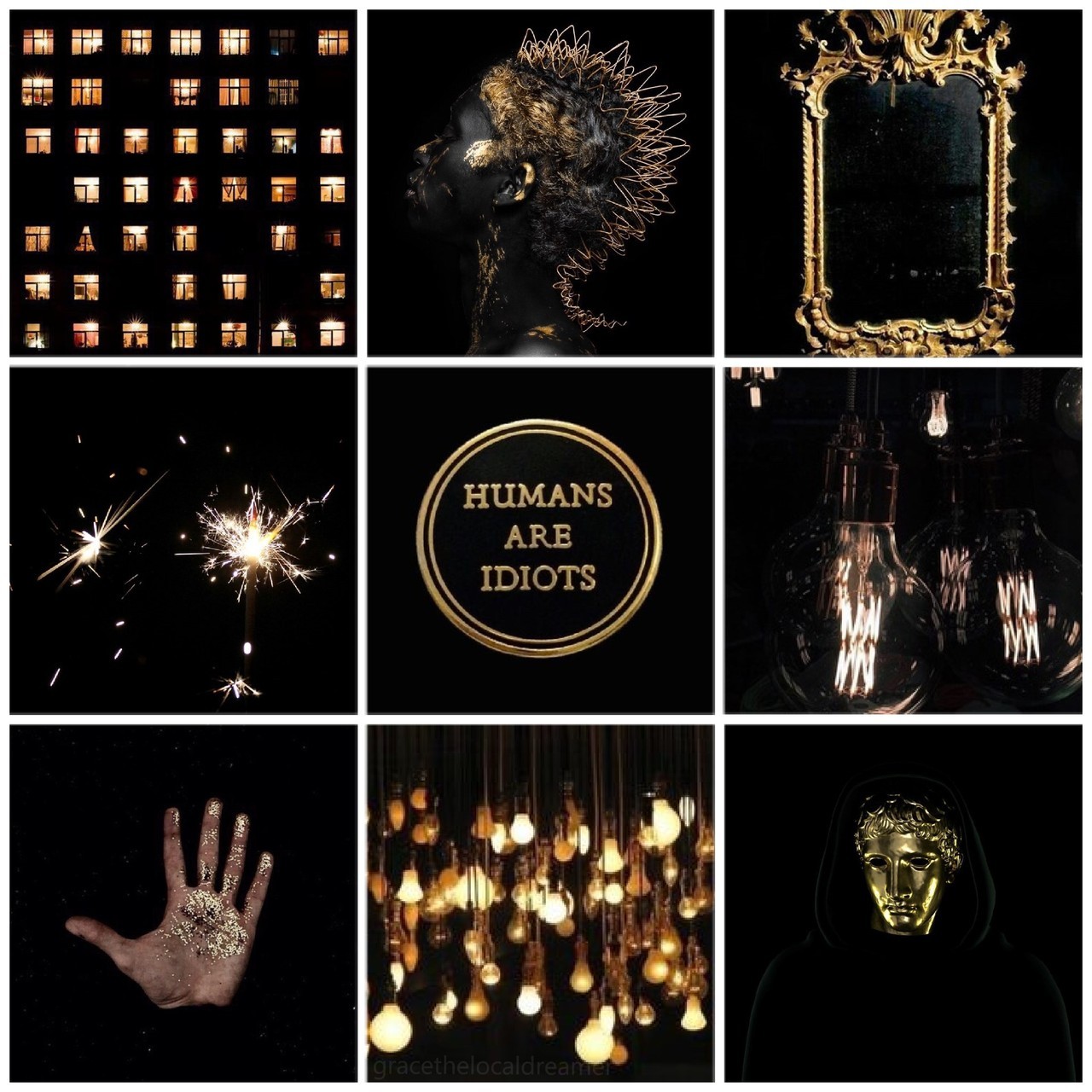 Grace s Aesthetics   Black and gold aesthetic 