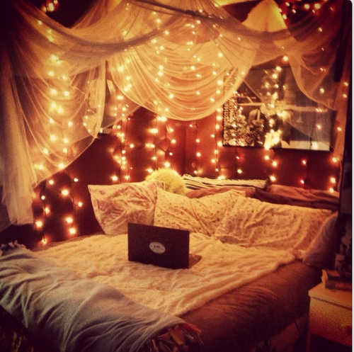 bedroom lights | tumblr