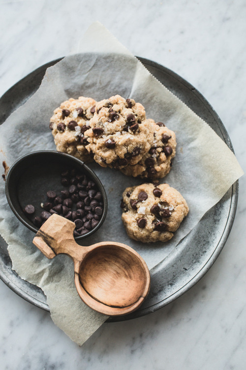 Small Batch Chocolate Chip Cookies (Vegan) Top With Cinnamon on We Heart It.