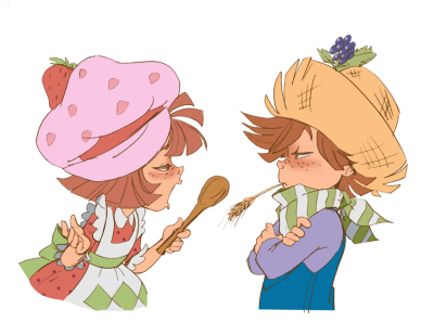 strawberry shortcake and huckleberry pie