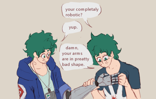 Can we see deku in the white rabbit universe meet deku in th android ...