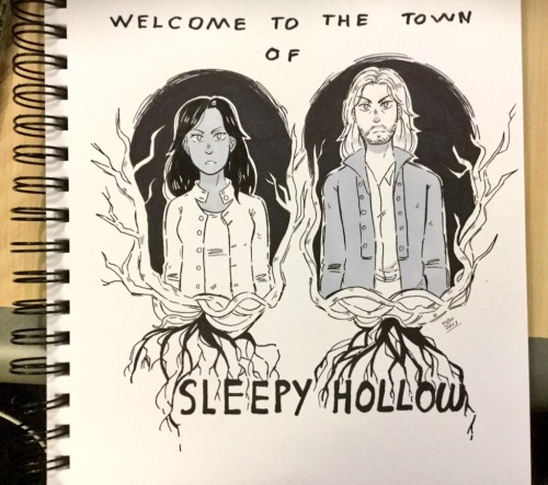 dylanbeedoodles:Some Sleepy Hollow fanart to start Inktober...