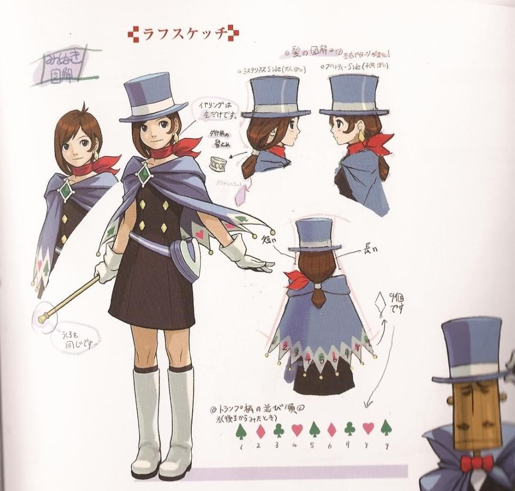 Ace Attorney Trucy Wright Cosplay Costume.