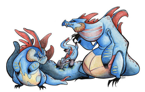 retrogamingblog:Pokemon Evolutions made by Ali ThomePrints...