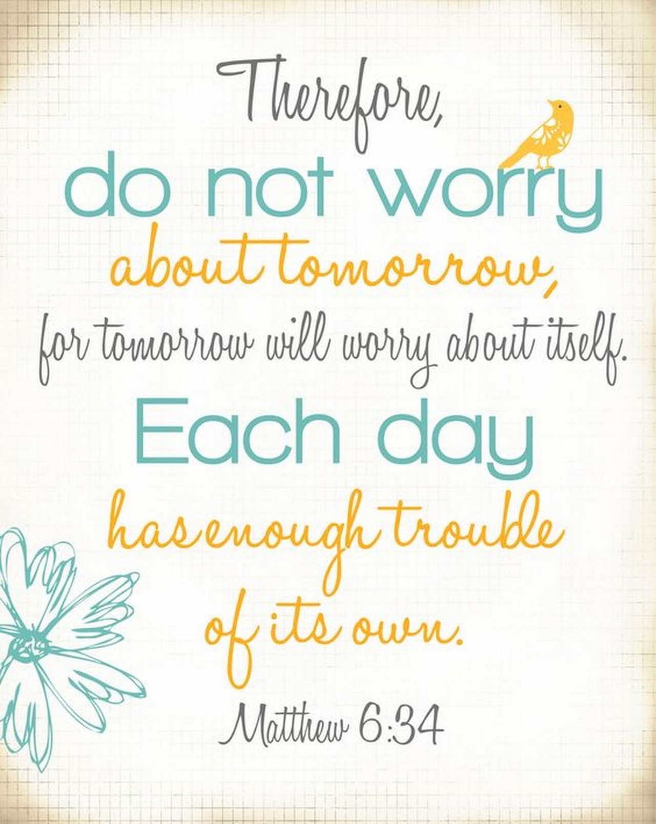 Image result for do not worry about tomorrow bible verse