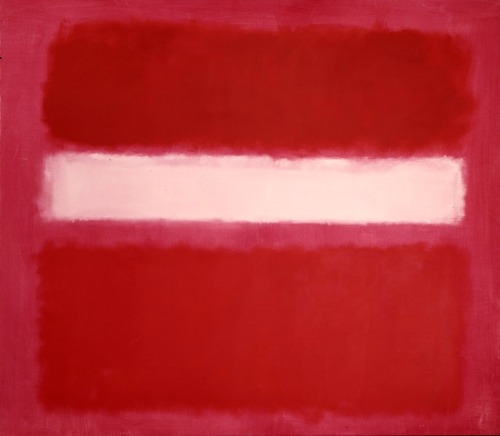 dailyrothko:Mark Rothko, White Stripe, 1958