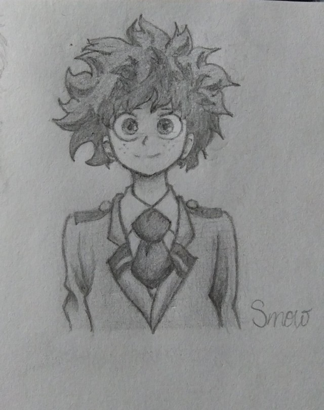 still getting used to drawing deku | Tumblr