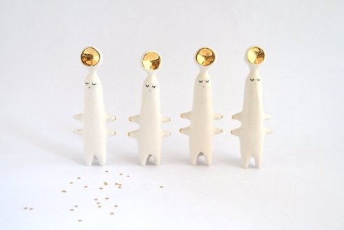 sosuperawesome:Ceramic AliensBarruntando on EtsySee our #Etsy...