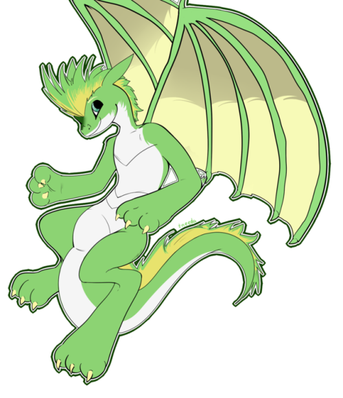 ineeda-arts:Nice green dragon friendDis is awesome thank you so...