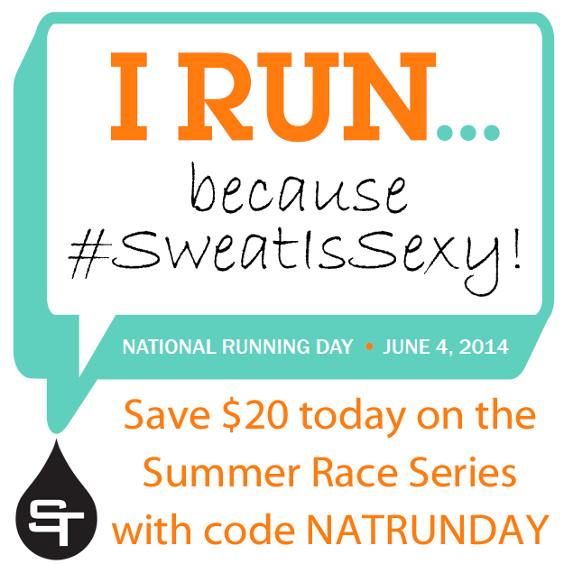 every drop counts — It's National Running Day! Coupon codes are...