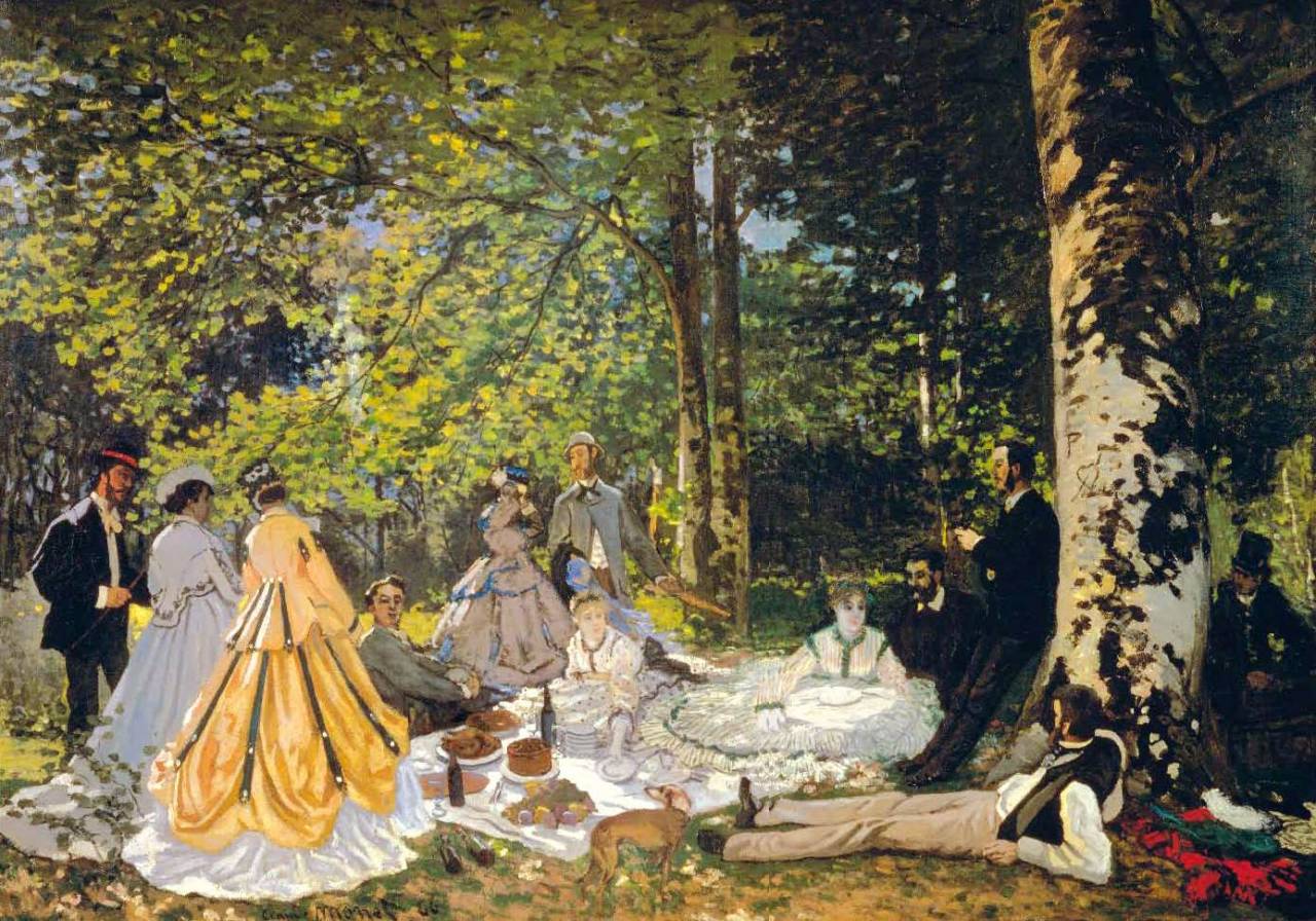 An Impressionism Art Blog Le D Jeuner Sur Lherbe Claude Monet