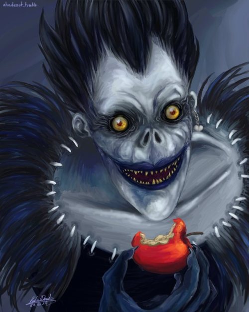 ryuk and his apples~ | Tumblr