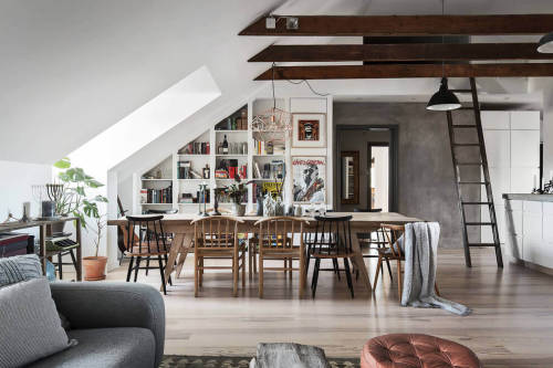 weisscreativ:Sophisticated attic homeBuen estilo