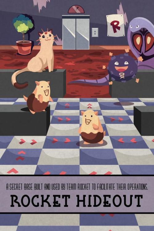 retrogamingblog:Pokemon Travel Posters made by PoriPori