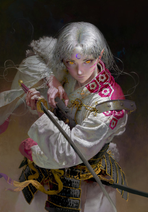 quarkmaster:Sesshoumaru fanart workshop demoRuan Jia