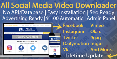 All Social Media Video Downloader v6.0 Nulled