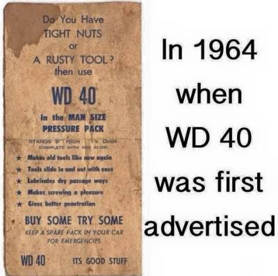 Duct Tape Wd 40 Chart