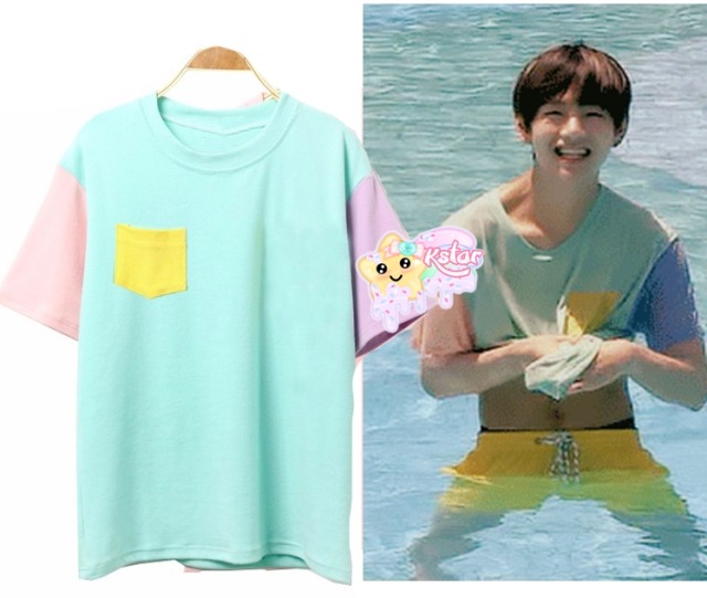 K-STAR [★K-pop Clothing★] — ★ BTS’ V Style Colorful Shirt ★ (vía BTS’ V