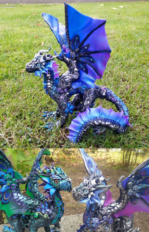 sosuperawesome: Custom Shoulder Dragons, dragon...