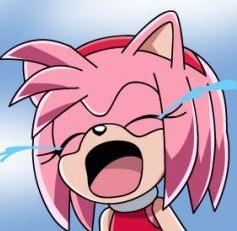 Yoshizilla-Rhedosaurus, Amy Rose Crying.