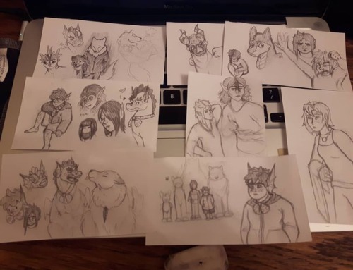 Babysteps- I drew a bunch, even if it’s just sketches of...